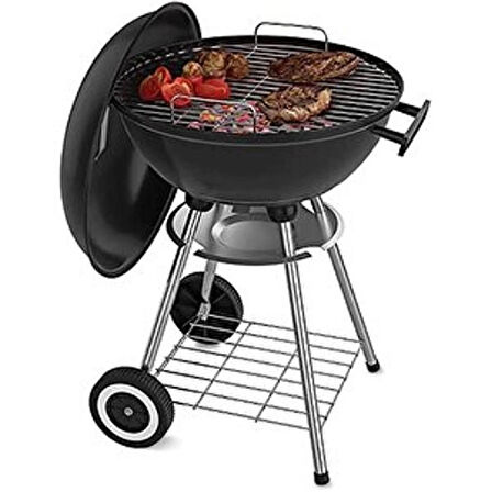 Blooma Russel Ayaklı Kömürlü Mangal 56 cm Yuvarlak