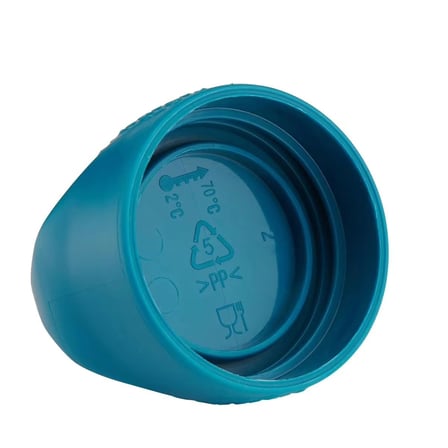 QUECHUA 0,8 L Şeffaf Outdoor Matara – Ecozen® Hafif Dayanıklı Kamp, Yürüyüş ve Günlük Su Şişesi