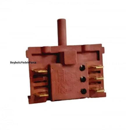 Luxell 3+2 Fırın Şalteri , Fırın Komutatör Kademe Anahtarı 4 Konum + Off