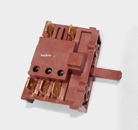 İtimat Fırın Şalteri , Fırın Komutatör Kademe Anahtarı 3 Konum + Off