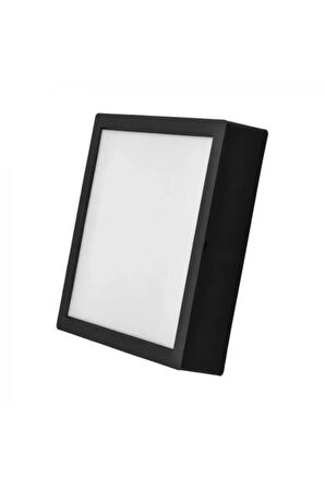 CT-5236 B 18W 6400K SIVA ÜSTÜ KARE LED PANEL SİYAH ÇERÇEVE