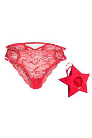 Star Kırmızı Yılbaşı Külot