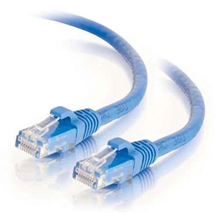 Tkz Lunatic Cat620M 20 Metre Cat6 Rj45 Lan Kablosu UÇLARI HAZIR TAKILI Bilgisayar Modem Mavi İnternet Ethernet Kablosu (20 Metre)
