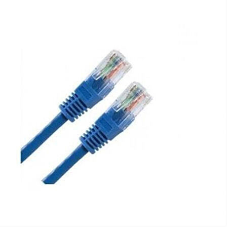 Tkz Lunatic Cat620M 20 Metre Cat6 Rj45 Lan Kablosu UÇLARI HAZIR TAKILI Bilgisayar Modem Mavi İnternet Ethernet Kablosu (20 Metre)