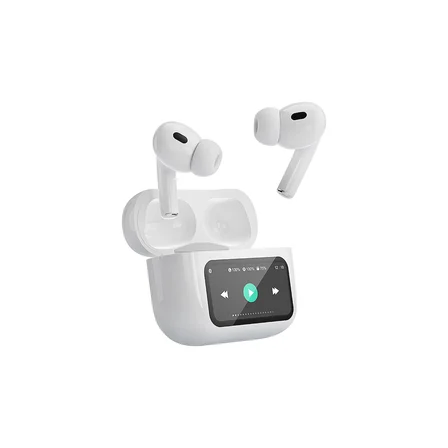 Bluetooth 5.3 ANC ENC TWS Kablosuz Kulaklık Ekranlı Şarj Kutulu Kulak İçi