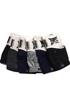 Erkek Karışık Renk 6 Adet Penye Boxer