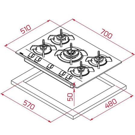 Teka  Siyah Ankastre Set ( HLB 8416 BK AirFry - GBC 75030 KBC BK- TVT 60.1 BK )