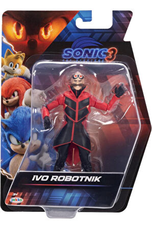 Sonic 3 Aksiyon Figür - Ivo Robotnik 13 cm Sonic Hedgehog Sonic Oyuncak Figür