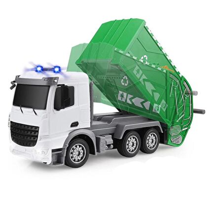 Uzaktan Kumandalı Sesli & Işıklı Garbage Truck Şehir Merkezi Temizlik Çöp Aracı