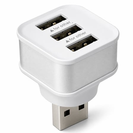 Lunatic 7560 Usb Hub 3 Port Çoklayıcı Adaptör Bilgisayar Laptop Araç Şarj Çoklu Çoğaltıcı