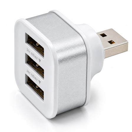 Lunatic 7560 Usb Hub 3 Port Çoklayıcı Adaptör Bilgisayar Laptop Araç Şarj Çoklu Çoğaltıcı