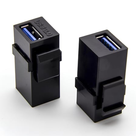 Lunatic 8860 USB 3.0 A Dişi To Dişi Keystone Jack Adaptör Çevirici Uzatma Dönüştürücü Ara Bağlantı