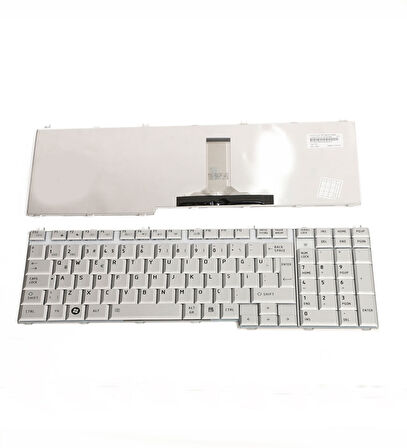 Toshiba Qosmio X500-14D Klavye Gümüş Türkçe Gri