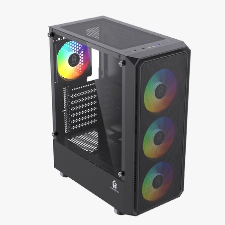 Game Master R14 Rainbow 4 Fanlı ATX Gaming Kasa 450W PSU