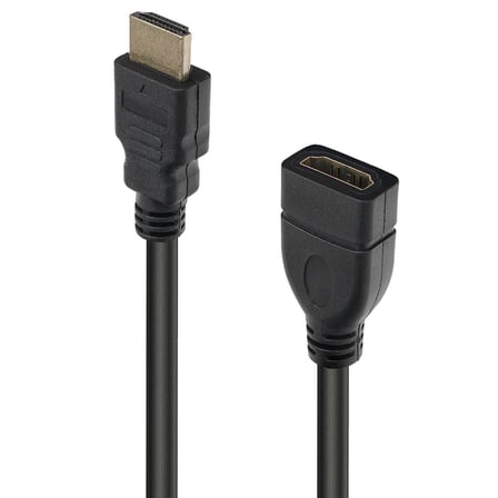 Parcbeny 29569 HDMI Erkek HDMI Dişi 2 Metre Gold Uzatma Kablo