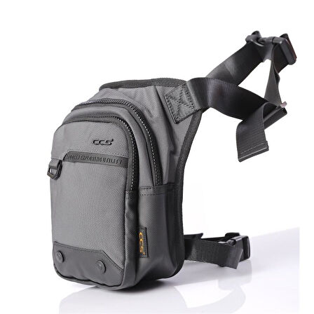 ÇÇS 31257 Motosiklet Bel Bacak Çantası Gri
