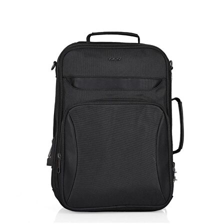 Ççs Fonksiyonel Evrak Laptop Omuz ve Sırt Çantası Siyah