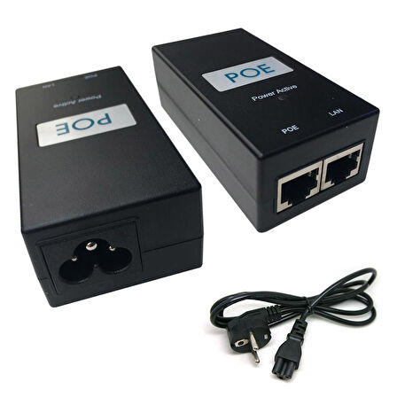 48 Volt POE Switch İnjector POE 48V POE Power POE Adaptör 48V 1A