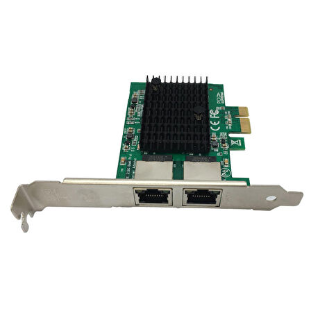 PCI E Gigabit Ethernet NIC Kartı 2.5G dual port 2500/1000/100Mbps