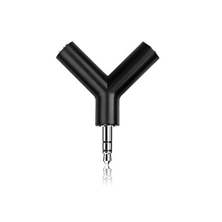 Kulaklık Çoklayıcı Y splitter 2x 3,5mm stereo kulaklık çoklayıcı 