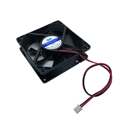 5v 8cm 2 pinli soğutucu fan 8x8x2.5 mm 5 volt fan