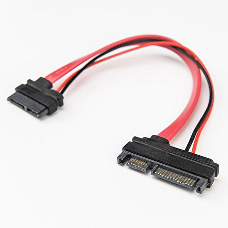 Sata data 22pin to 7+6 13 pin slimline sata çaevirici kablo