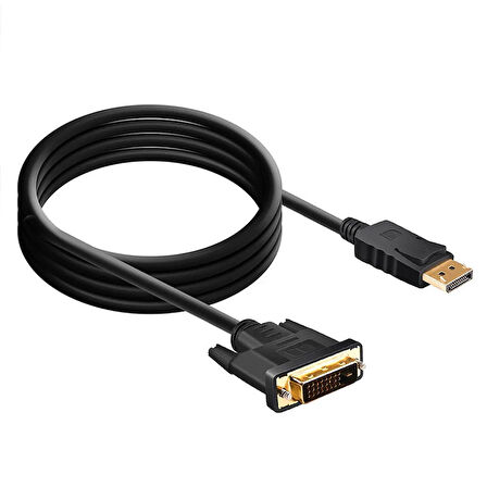 Displayport DP DVI 24 + 1 kablo adaptörü 1080P monütör kablosu 1,5m