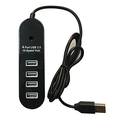 Usb 2.0  4 port Usb çoklayıcı usb 2.0 hub 1m kablolu power girişli