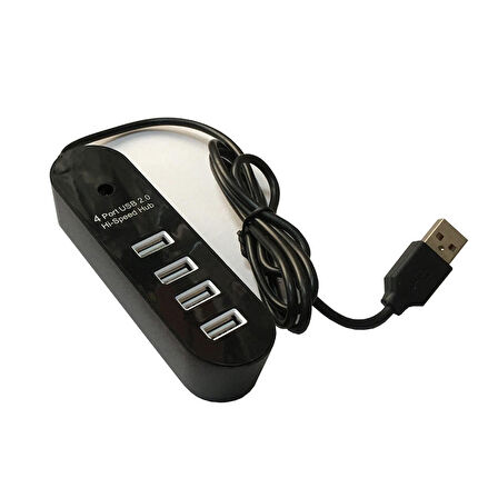 Usb 2.0  4 port Usb çoklayıcı usb 2.0 hub 1m kablolu power girişli