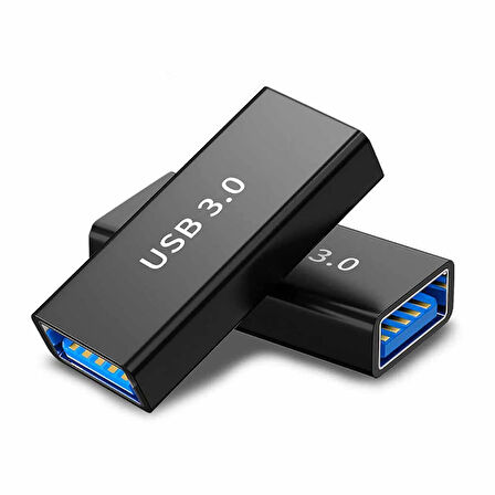 Usb 3.0 dişi dişi çevirici USB3.0 alümiyum ara birleştirici