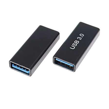 Usb 3.0 dişi dişi çevirici USB3.0 alümiyum ara birleştirici