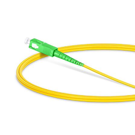 Fiber optik patch cord SC UPC to SC APC simplex fiber optik kablo 15m