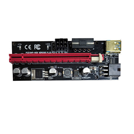 PCI-E Riser 009S 16X Extender PCI-E Riser USB 3.0 grafik kartı