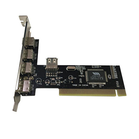 PCI usb 2.0 5 port çoklayıcı hub  kasa içi usb 2.0 çoklayıcı kart