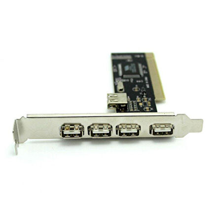 PCI usb 2.0 5 port çoklayıcı hub  kasa içi usb 2.0 çoklayıcı kart