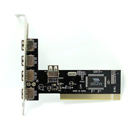 PCI usb 2.0 5 port çoklayıcı hub  kasa içi usb 2.0 çoklayıcı kart