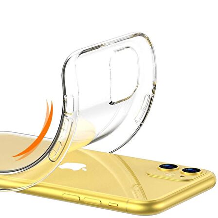 Gpack Apple iPhone 11 Kılıf Süper Silikon Yumuşak Arka Koruma