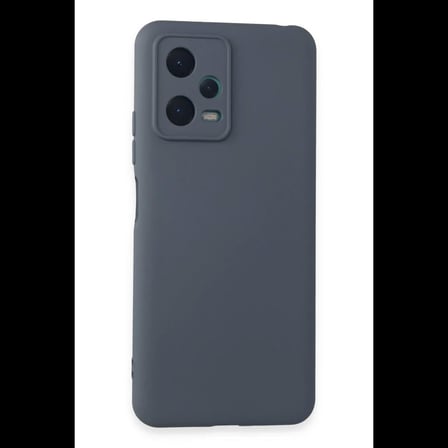Xiaomi Redmi Note 12 5G Kılıf Nano içi Kadife Silikon - Gri