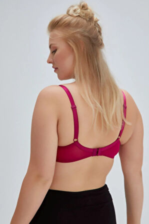 Kadın Vişne Venüs Toparlayıcı Cuplı Sütyen