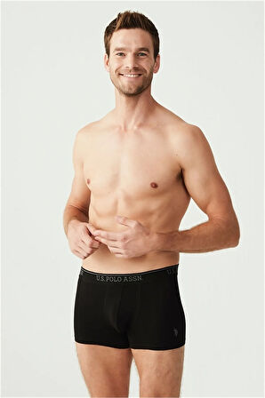 U.s Polo Assn. 80097 Erkek 3 Lü Boxer-siyah&antrasit&lacivert