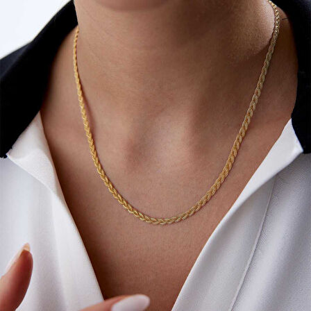 Yassı Saç Örgüsü Zincir