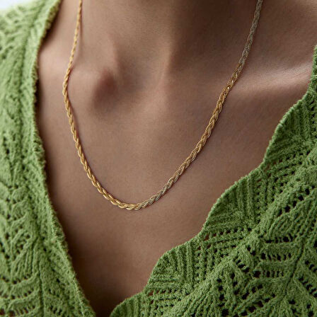 Yassı Saç Örgüsü Zincir