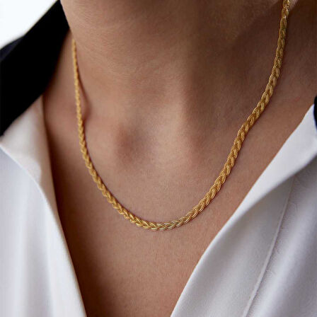 Yassı Saç Örgüsü Zincir