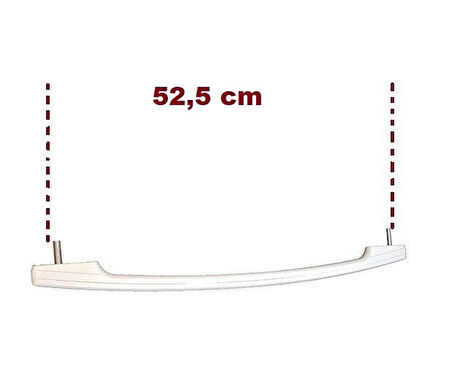 Beko Eski Tip Fırın Kolu Pimli , İçerden Vida Tip Fırın Kapak Tutamak Kol