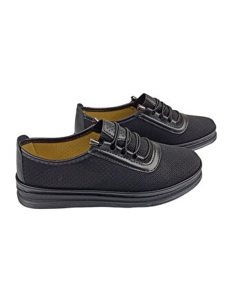 SİA ÇANTA ESMA COMFORTLİNE ORTAPEDİK KAYDIRMAZ TABAN NEFES ALAN AYAKLAR LASTİK BAĞCIKLI KADIN AYAKKABI