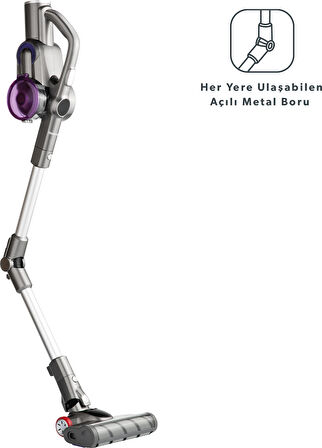 Homend Dustrider 1260H Dikey Şarjlı Kablosuz Süpürge