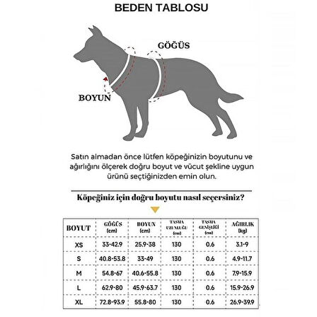 Hesperus Kendinden Gezdirmeli Çok Yönlü Uzatılabilir Köpek Göğüs Tasması (Yeni Nesil) X-LARGE 