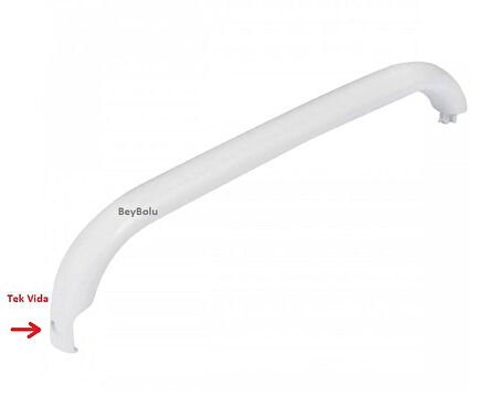 Siemens Uyumlu Buzdolabı Kapı Kolu 36,5 cm BEYAZ , Tek Vida Tip Kapak Kol