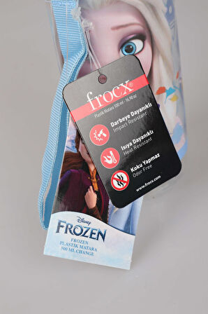 "DEKOMUS CEP DEFTERİ HEDİYELİ" YENİ SEZON LİSANSLI FROZEN ELSA 500 ML TRITAN MATARA