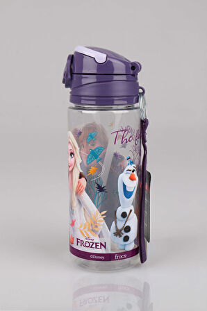 "DEKOMUS CEP DEFTERİ HEDİYELİ" YENİ SEZON LİSANSLI FROZEN ELSA 500 ML TRITAN MATARA